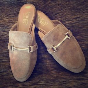 Franco Sarto Dalton 2 Suede Mules size 5.5